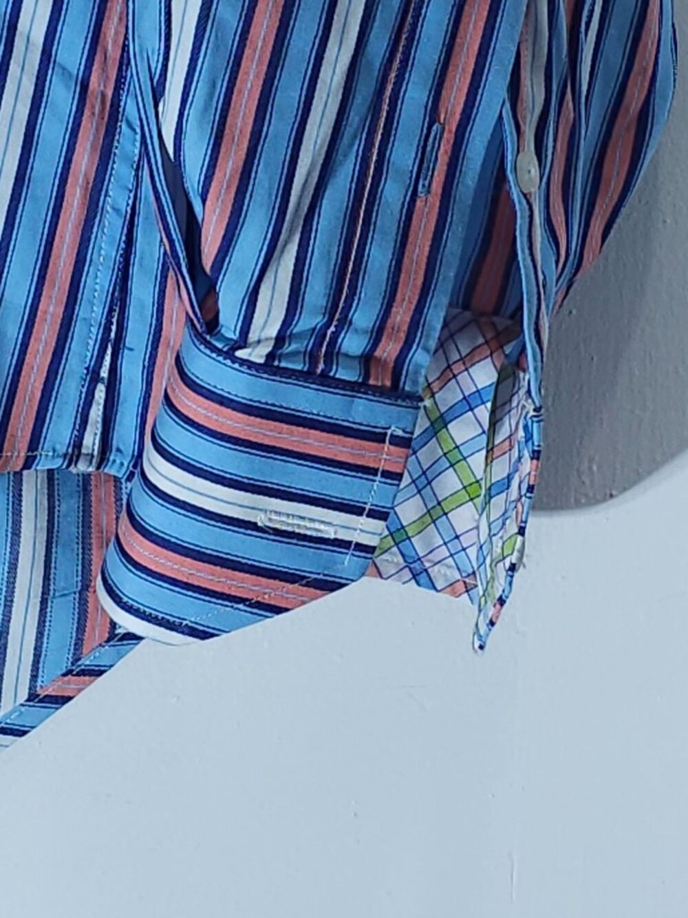 Tailorbyrd Collection Men's Striped Button-Up Shirt Size Large - Picture 7 of 10